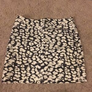 H&M leopard cheetah skirt